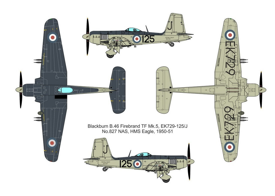 Valom 1/72 Blackburn Firebrand TF.Mk.5 (FAA, 827 Sqn)