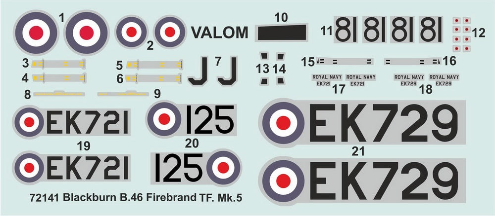 Valom 1/72 Blackburn Firebrand TF.Mk.5 (FAA, 827 Sqn)