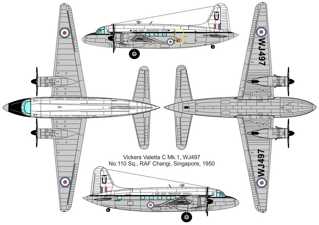 Valom 1/72 Vickers Valetta C.1 (Operation Musketeer)