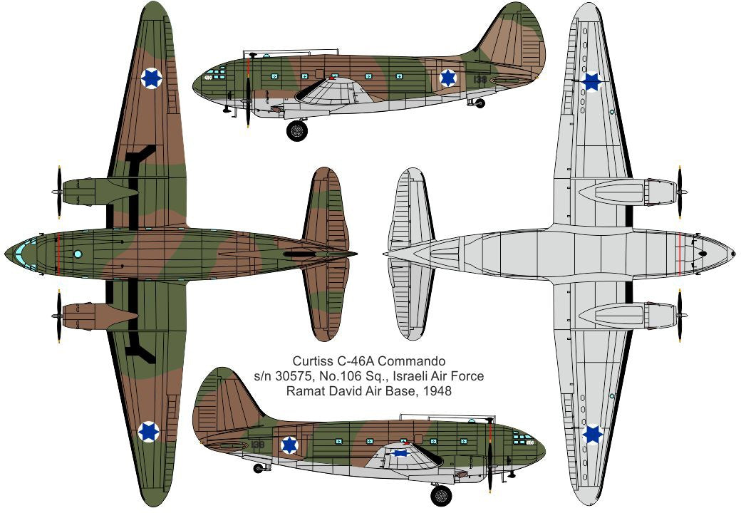 Valom 1/72 Curtiss C-46A Commando (IAF)