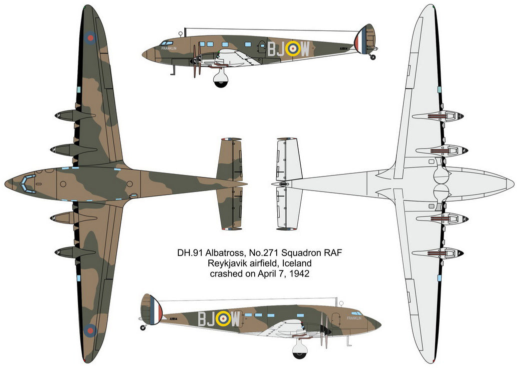 Valom 1/72 DH.91 Albatross (Franklin, Faraday)