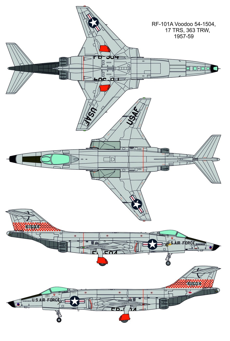 Valom 1/72 RF-101A Voodoo