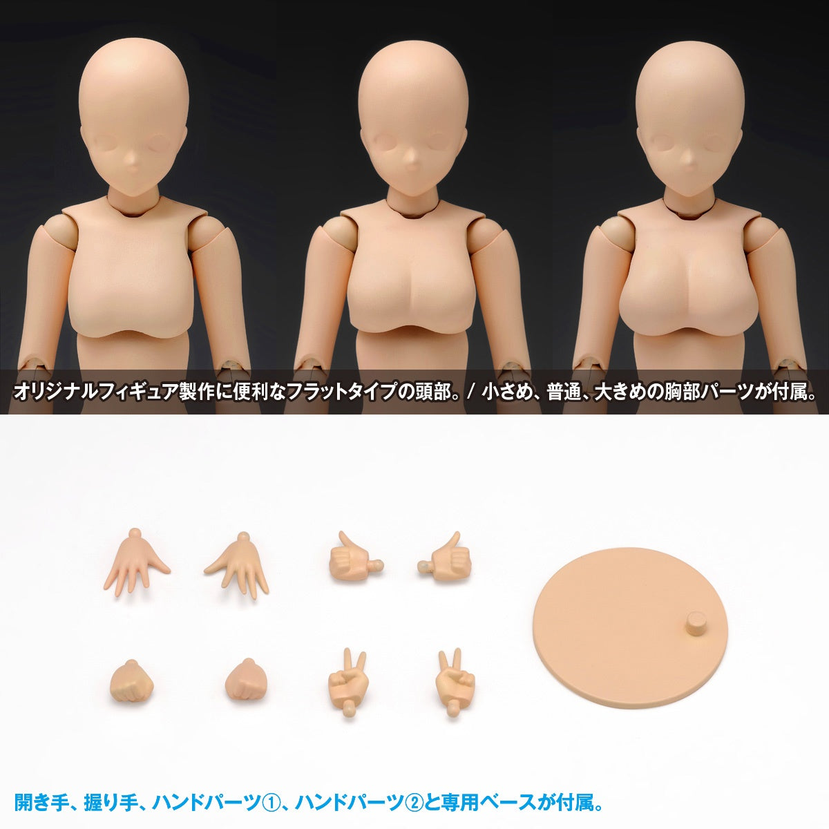 Wave 1/12 Moovable Body DX Light Brown Figure Kit