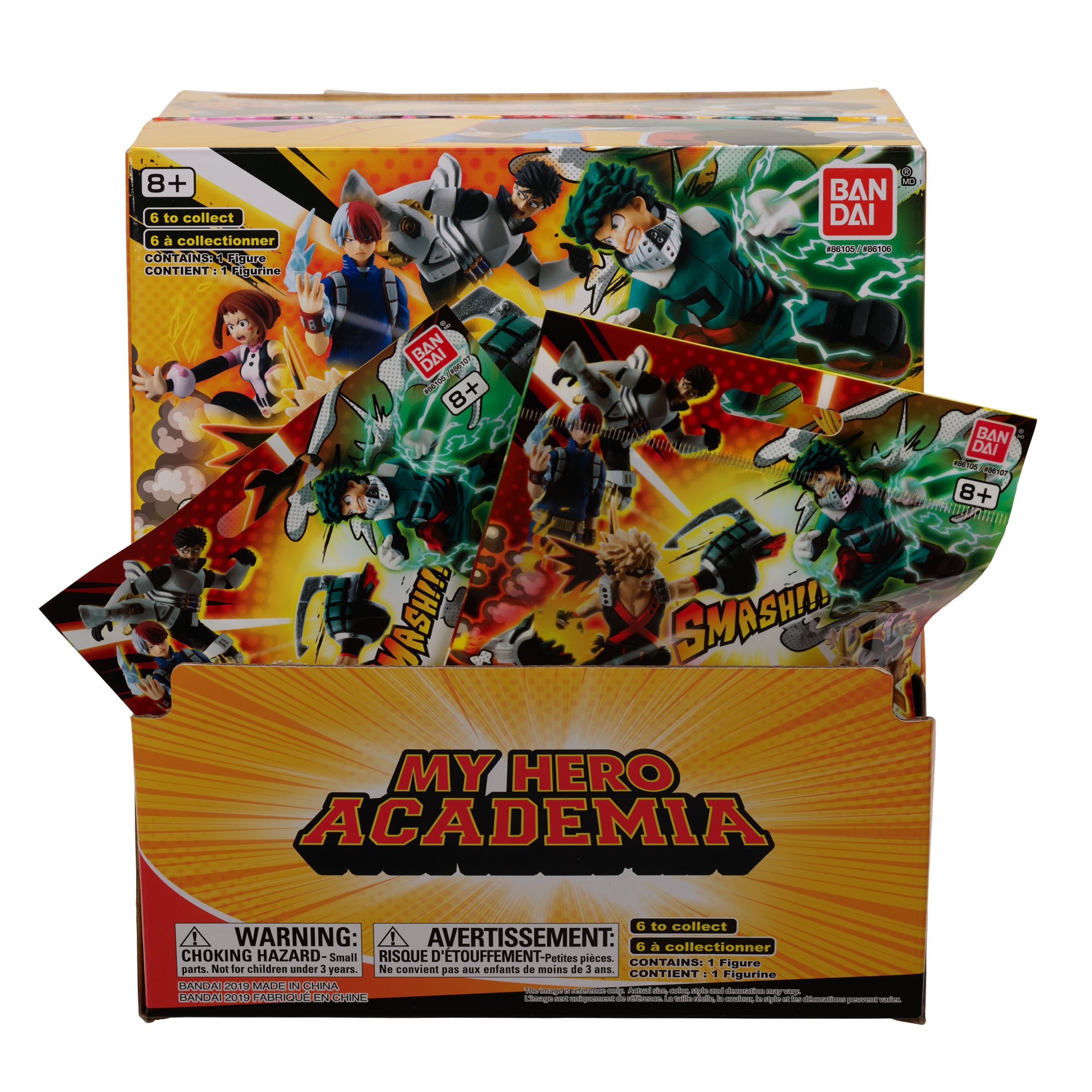 Bandai My Hero Academia Mini-Figure Blind Bag PDQ of 24 packs