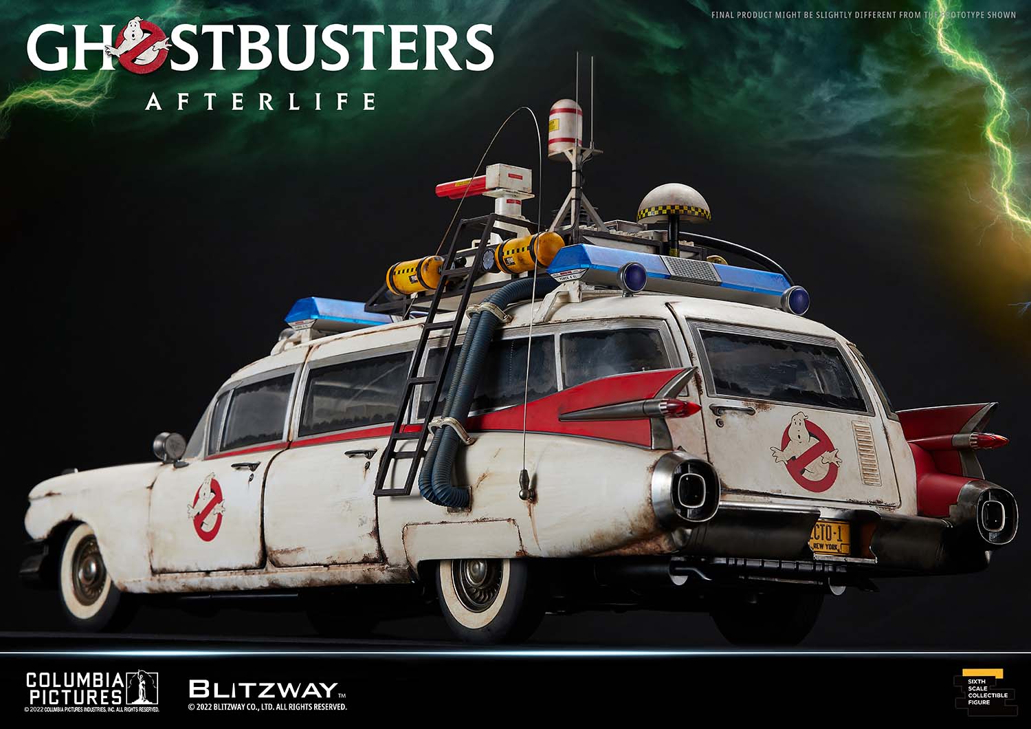 Blitzway 1/6 Scale Vehicle ECTO-1 "Ghostbusters: Afterlife"