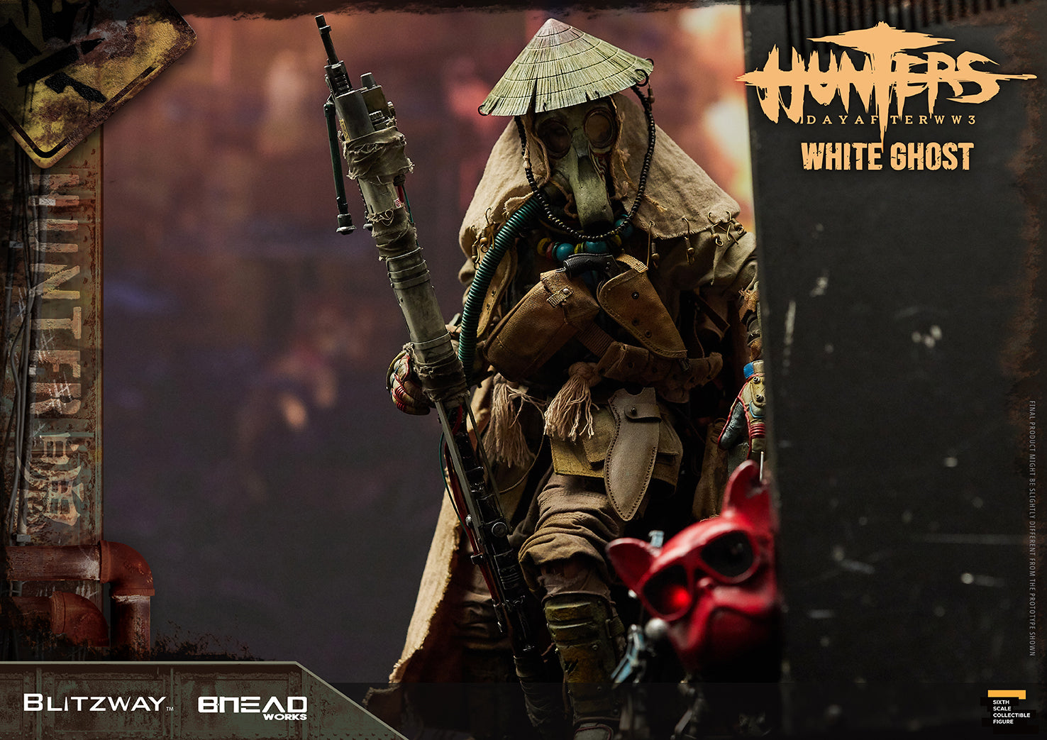 Blitzway 1/6 White Ghost "HUNTERS : Day After WWlll", Action Figure