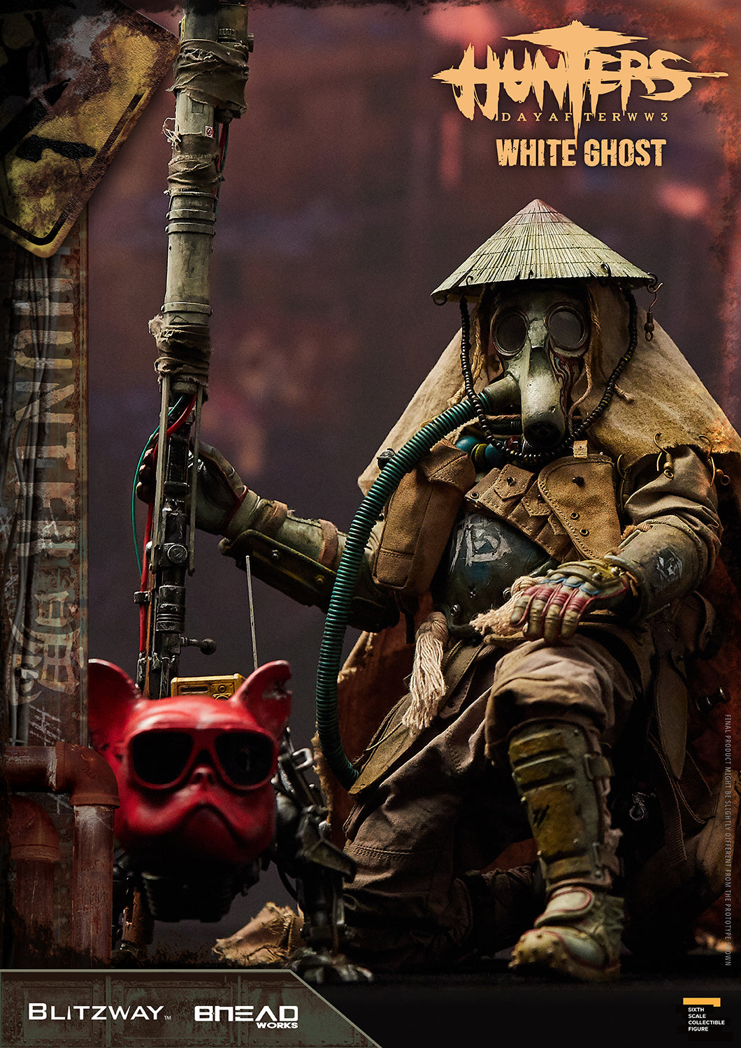 Blitzway 1/6 White Ghost "HUNTERS : Day After WWlll", Action Figure