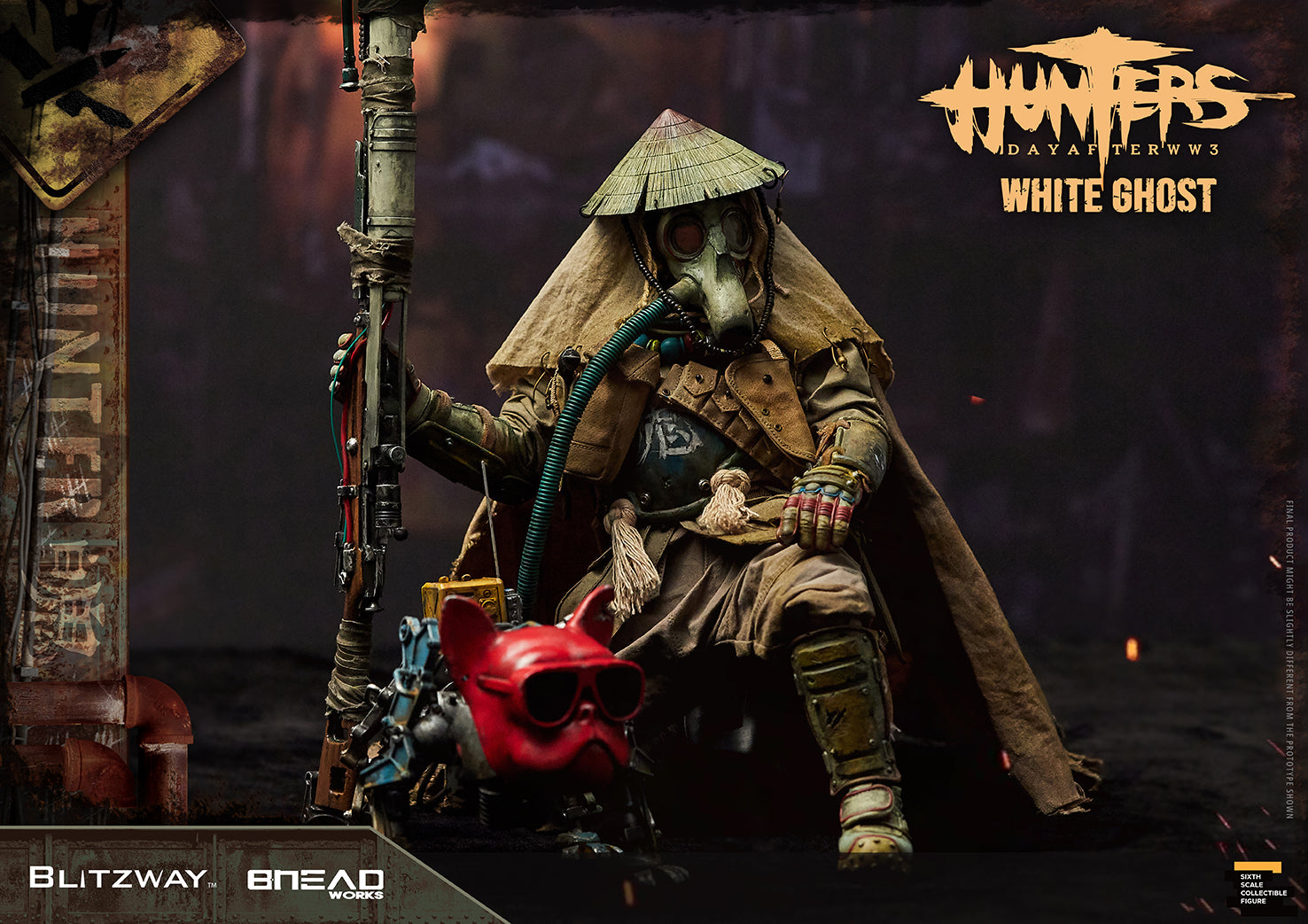 Blitzway 1/6 White Ghost "HUNTERS : Day After WWlll", Action Figure