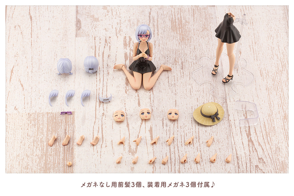 Kotobukiya 1/10 Sousai Shojo Teien Series Koyomi Takanashi Swim Style Dreaming Style Black Swan, Plastic Model Kit