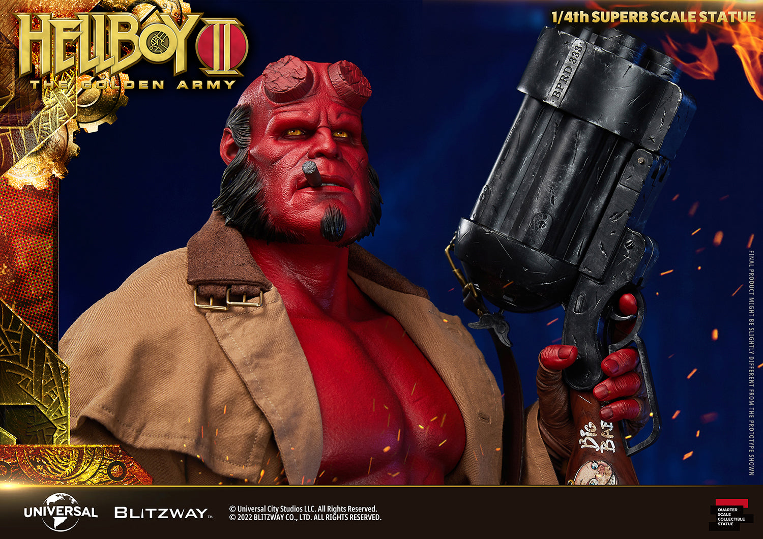 Blitzway 1/4 Superb Scale Statue "Hellboy II: The Golden Army"