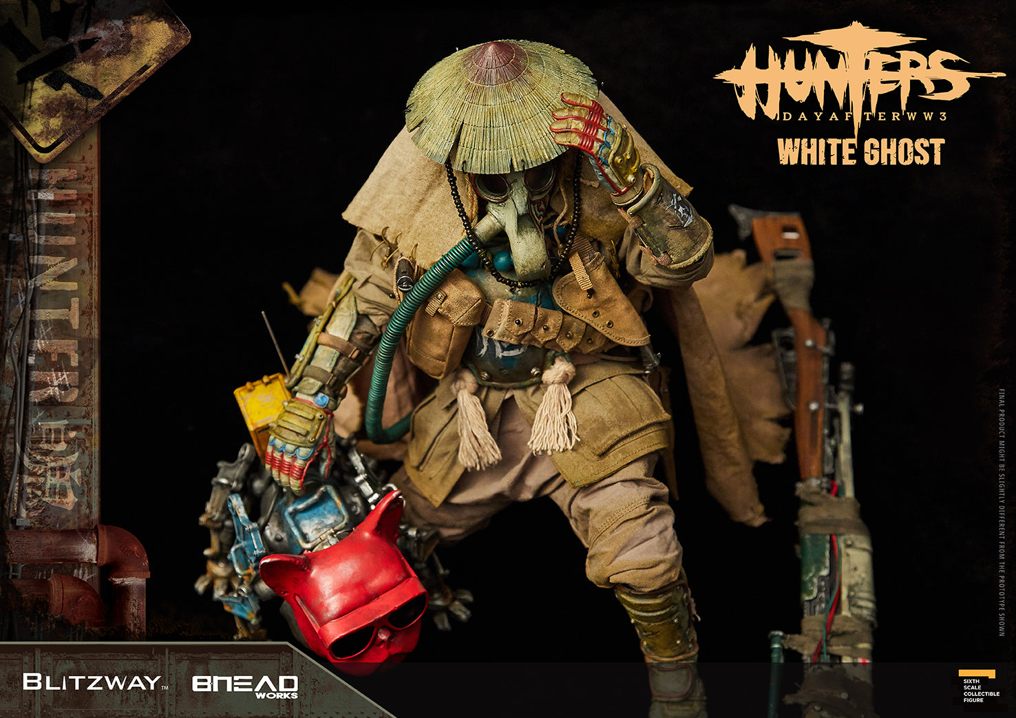 Blitzway 1/6 White Ghost "HUNTERS : Day After WWlll", Action Figure