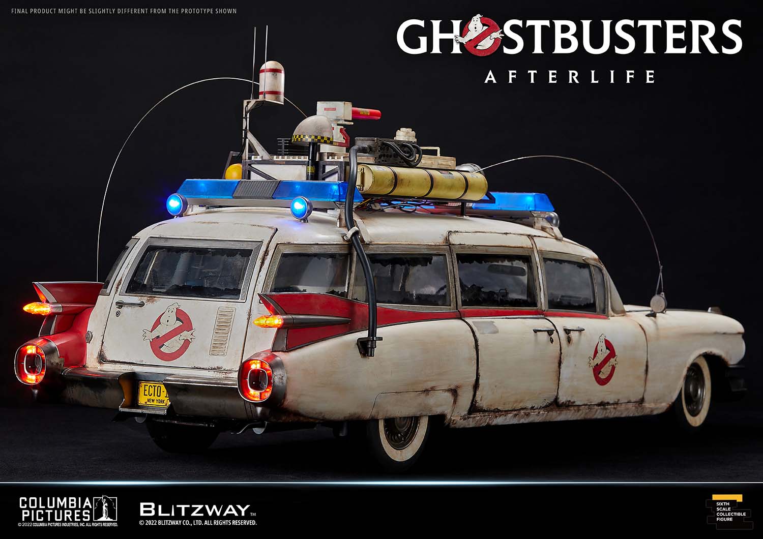 Blitzway 1/6 Scale Vehicle ECTO-1 "Ghostbusters: Afterlife"