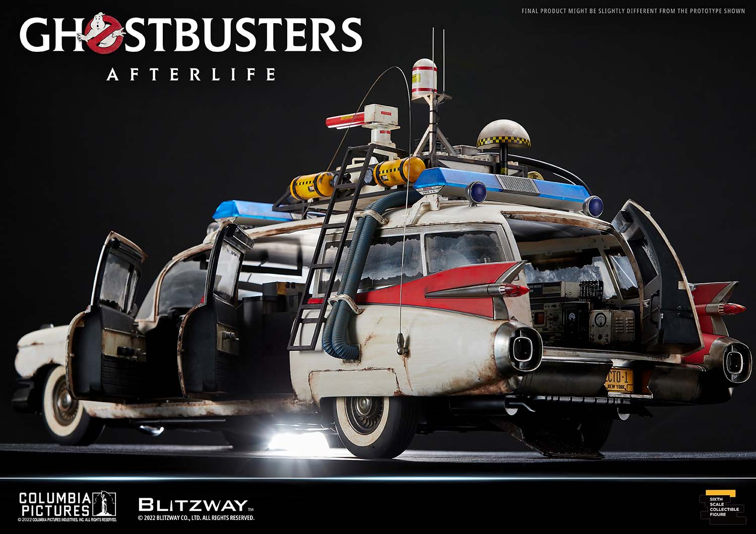 Blitzway 1/6 Scale Vehicle ECTO-1 "Ghostbusters: Afterlife"