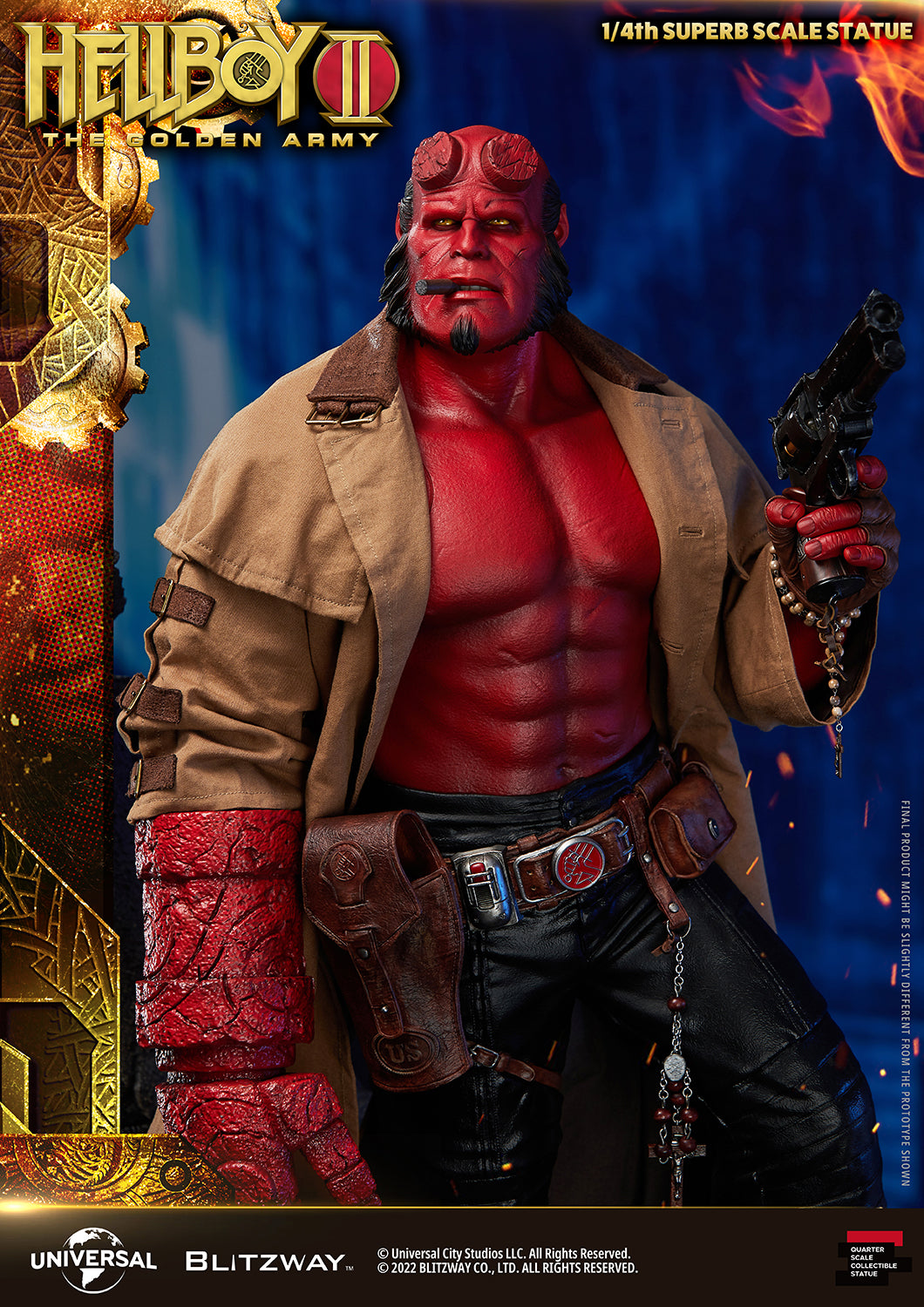 Blitzway 1/4 Superb Scale Statue "Hellboy II: The Golden Army"