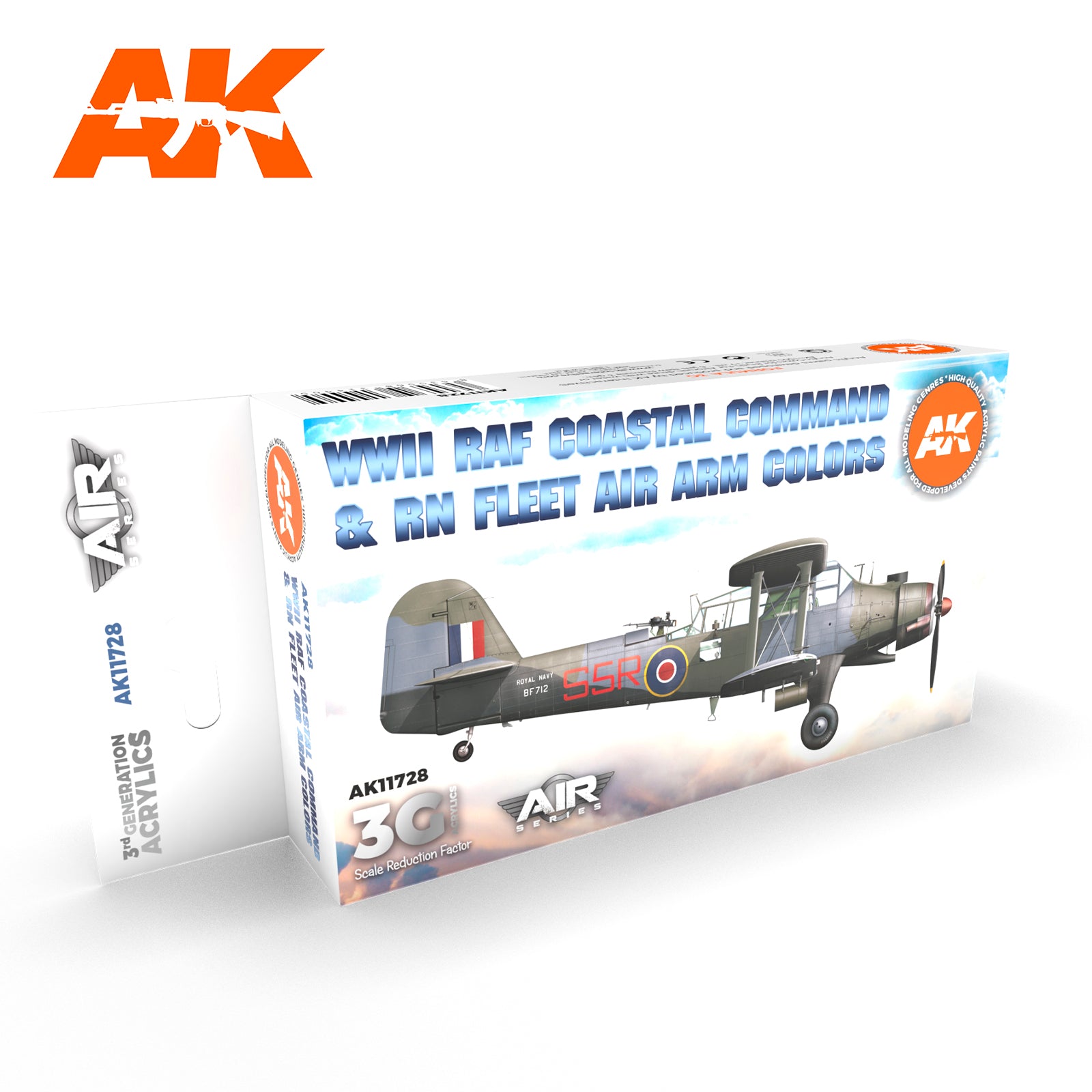 AK Interactive 3G Air - WWII RAF Coastal Command & RN Fleet Air Arm SET