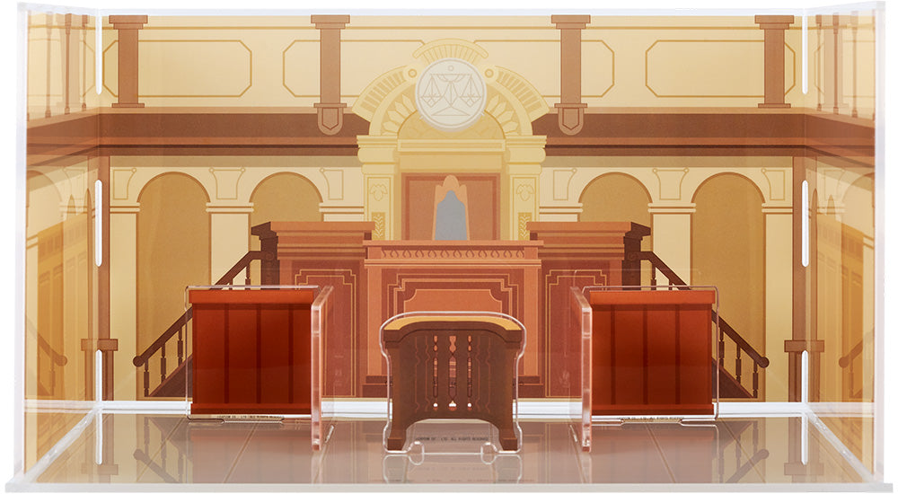 Good Smile Company Ace Attorney Series Courtroom (Re-Order) Acrylic Diorama Background