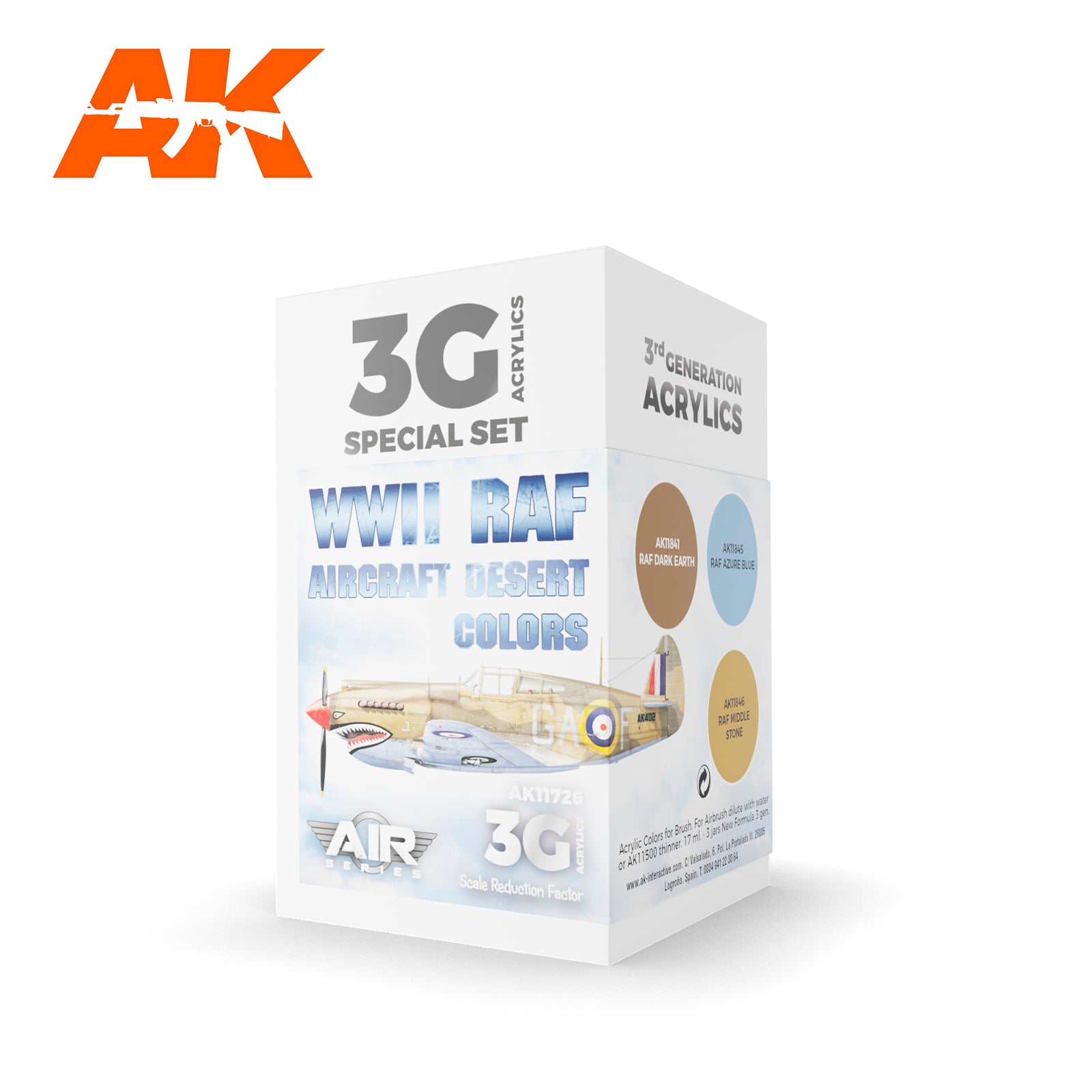 AK Interactive 3G Air - WWII RAF Aircraft Desert Colors SET