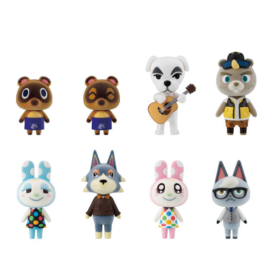 Bandai Shokugan Animal Crossing: New Horizons Tomodachi Doll Vol 2 , Set of 8