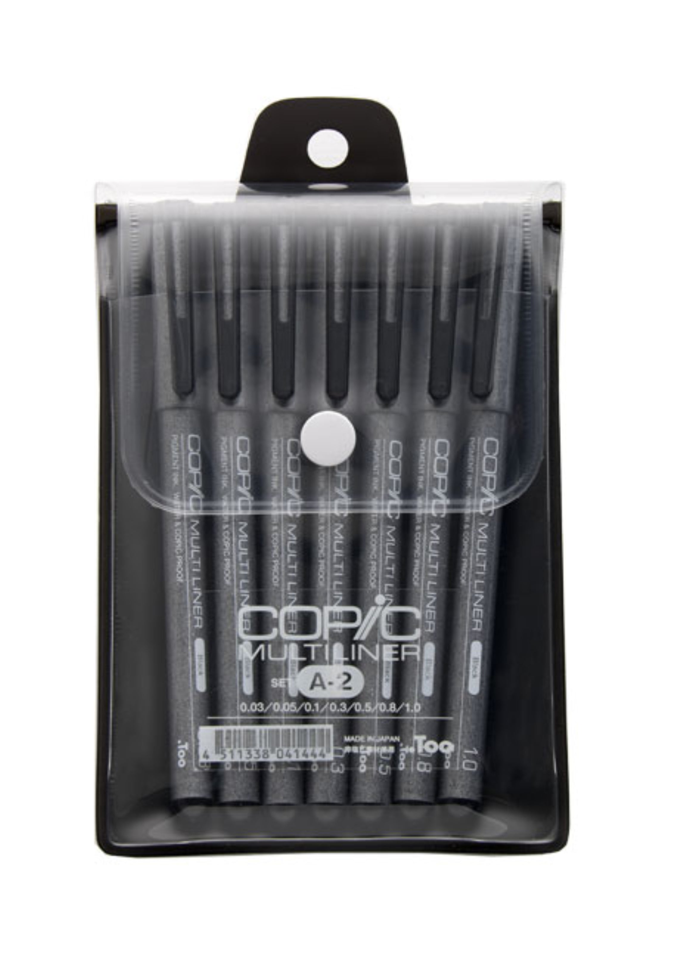 Copic Multiliner Ink Pen 7Pc Black A2 Set