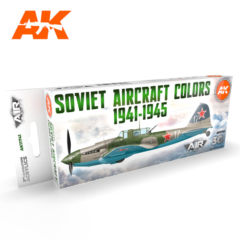 AK Interactive 3G Air - Soviet Aircraft Colors 1941-1945 SET