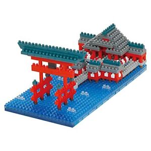 Nanoblock Sights to See Series Itsukushima Shrine "World Famous Buildings"