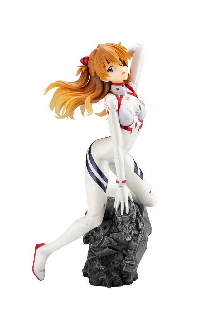 Kotobukiya 1/6 Evangelion:3.0+1.0 Thrice Upon A Time Series Asuka Shikinami Langley White Plugsuit Ver., Pre-Painted PVC Statue