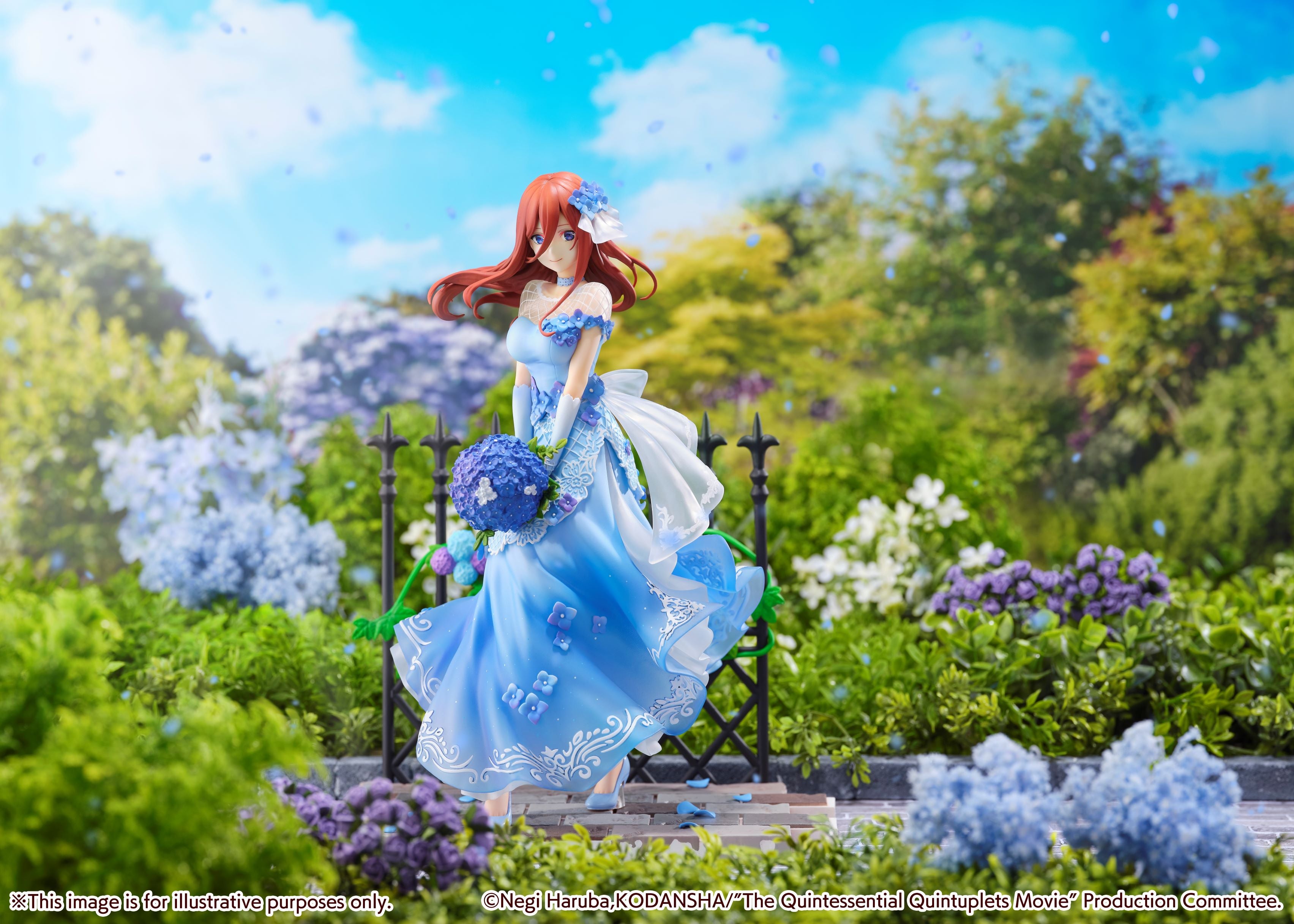 eStream The Quintessential Quintuplets Movie Series Miku Nakano -Floral Dress Ver.- (SHIBUYA SCRAMBLE FIGURE)