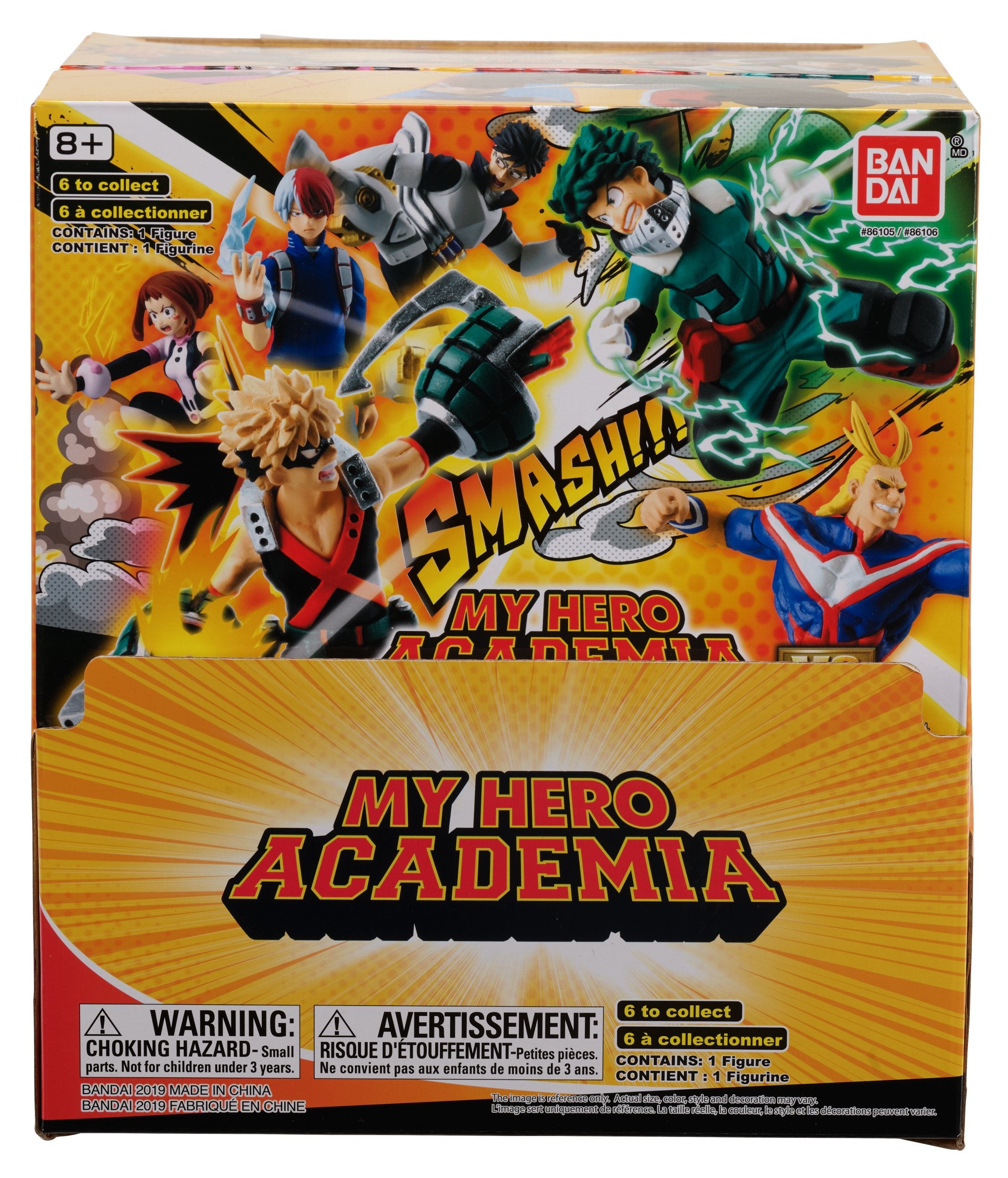 Bandai My Hero Academia Mini-Figure Blind Bag PDQ of 24 packs