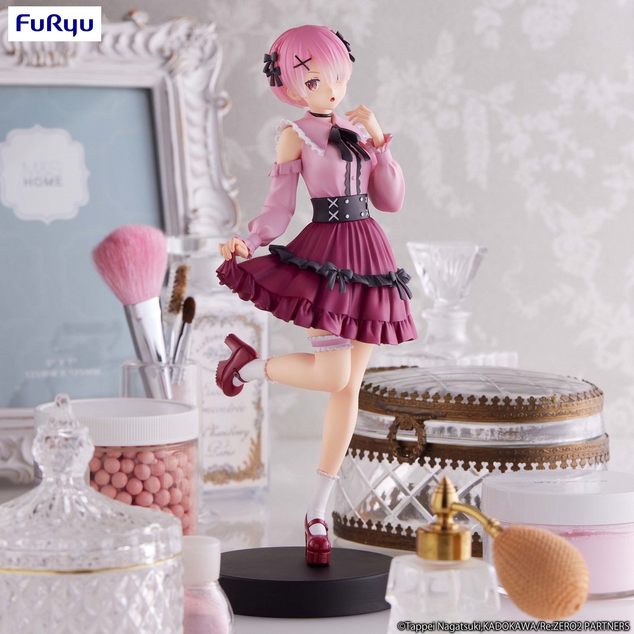 Furyu Corporation Re:ZERO -Starting Life in Another World- Series Ram Girly Outfit Trio-Try-iT Figure