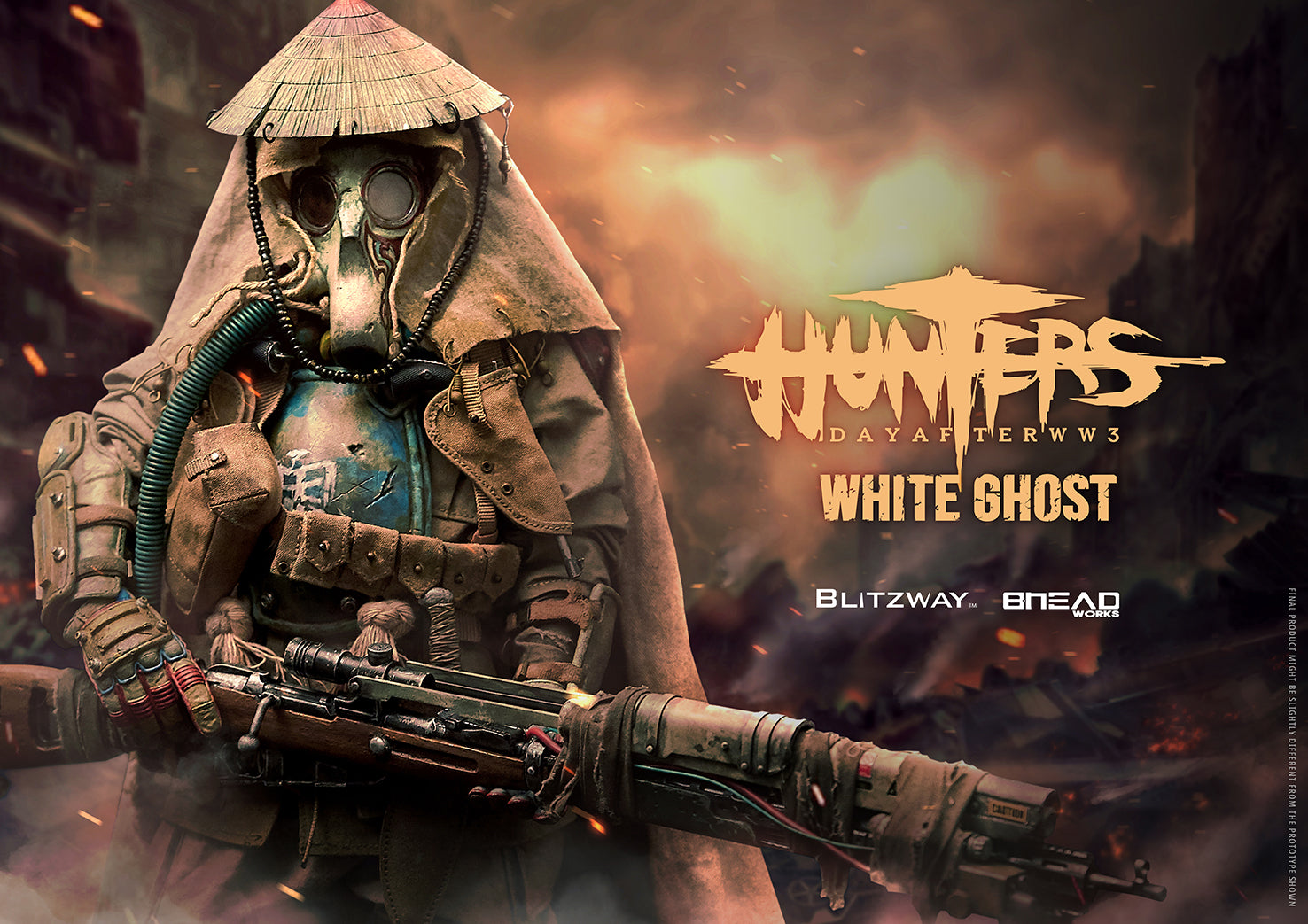 Blitzway 1/6 White Ghost "HUNTERS : Day After WWlll", Action Figure