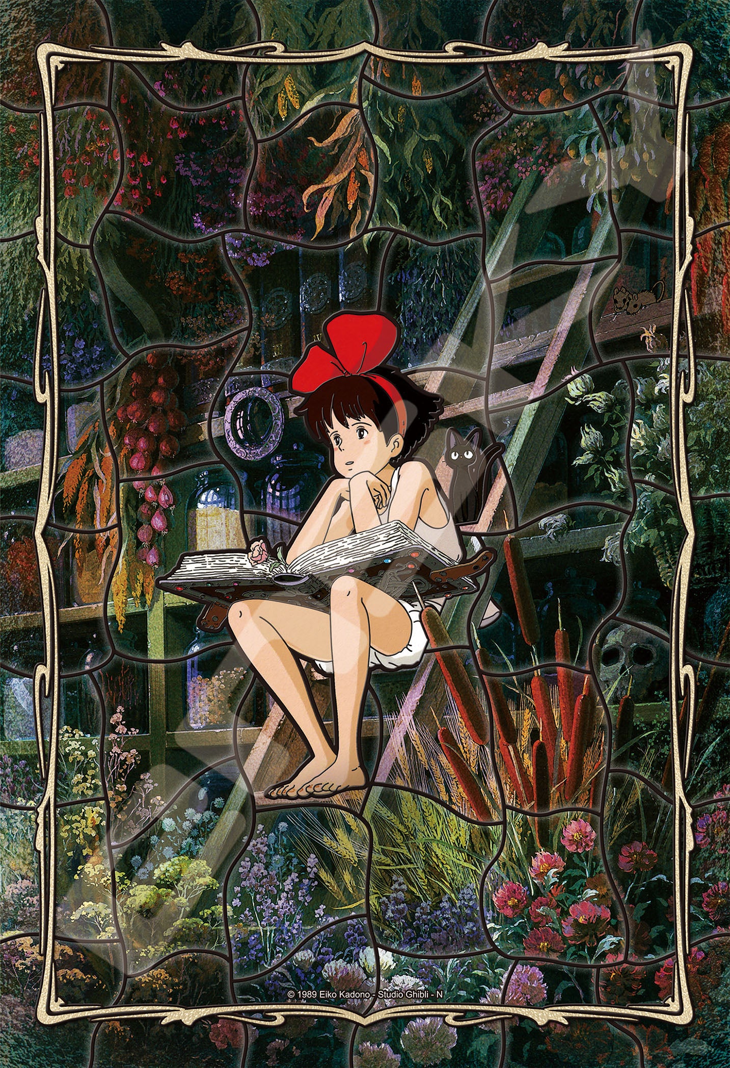 Ensky Artcrystal Puzzle Kiki's Delivery Service "A Girl's Time" 300P Artcrystal Jigsaw Puzzle (300-AC055)