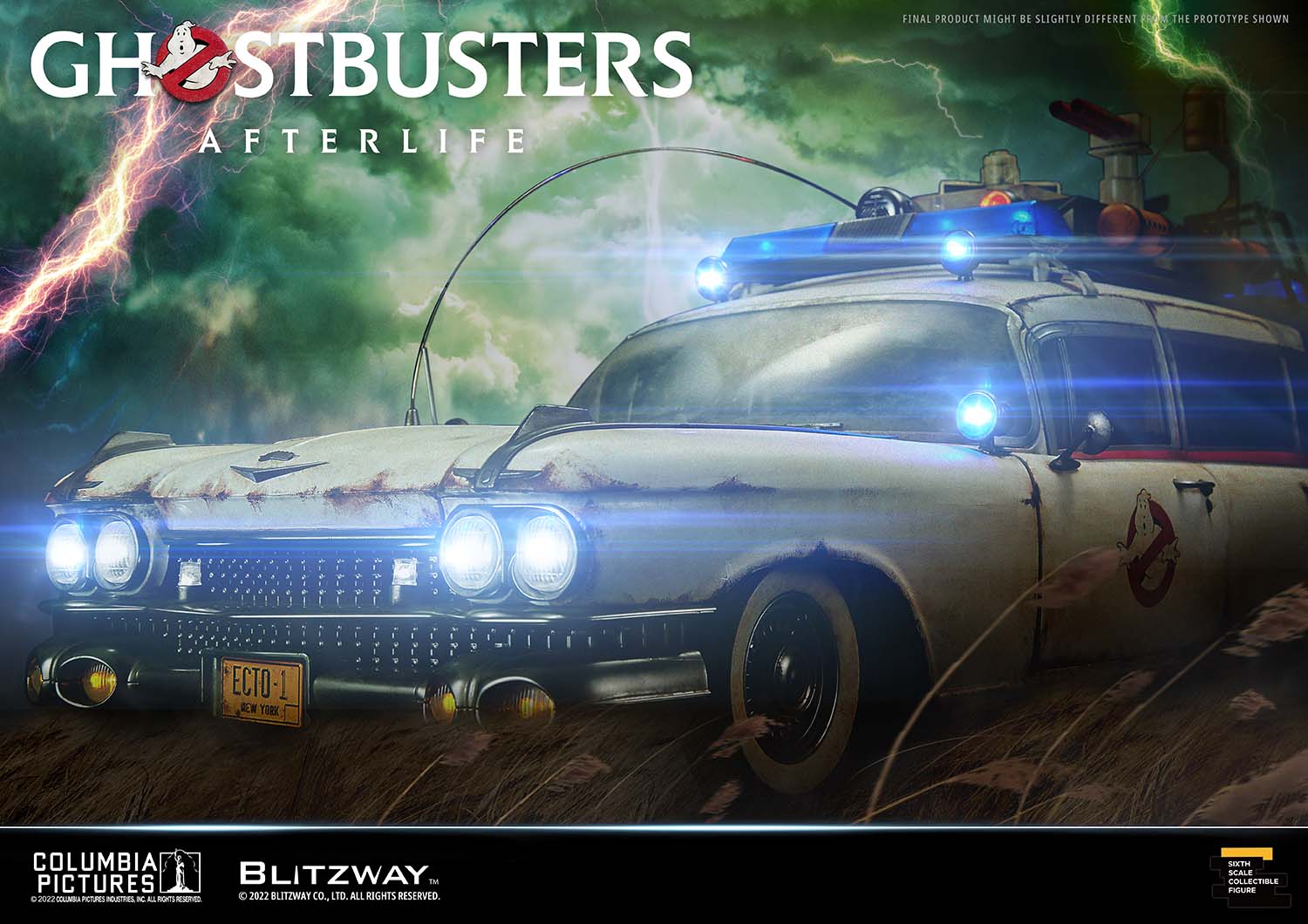 Blitzway 1/6 Scale Vehicle ECTO-1 "Ghostbusters: Afterlife"