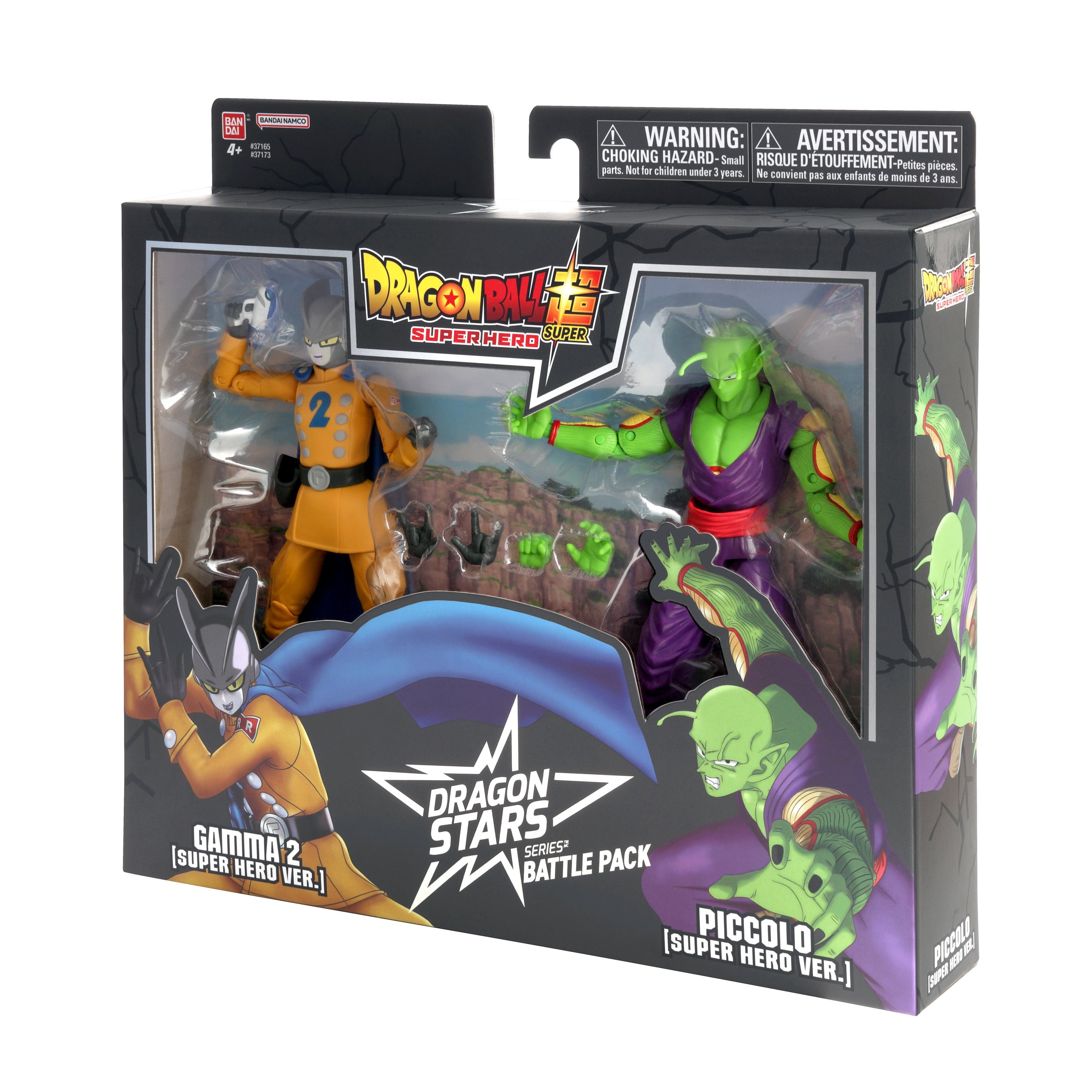 Bandai Dragon Ball Super - Dragon Ball Super: Super Hero - Piccolo vs Gamma 2, Bandai Dragon Stars 6.5" Action Figure Battle Pack