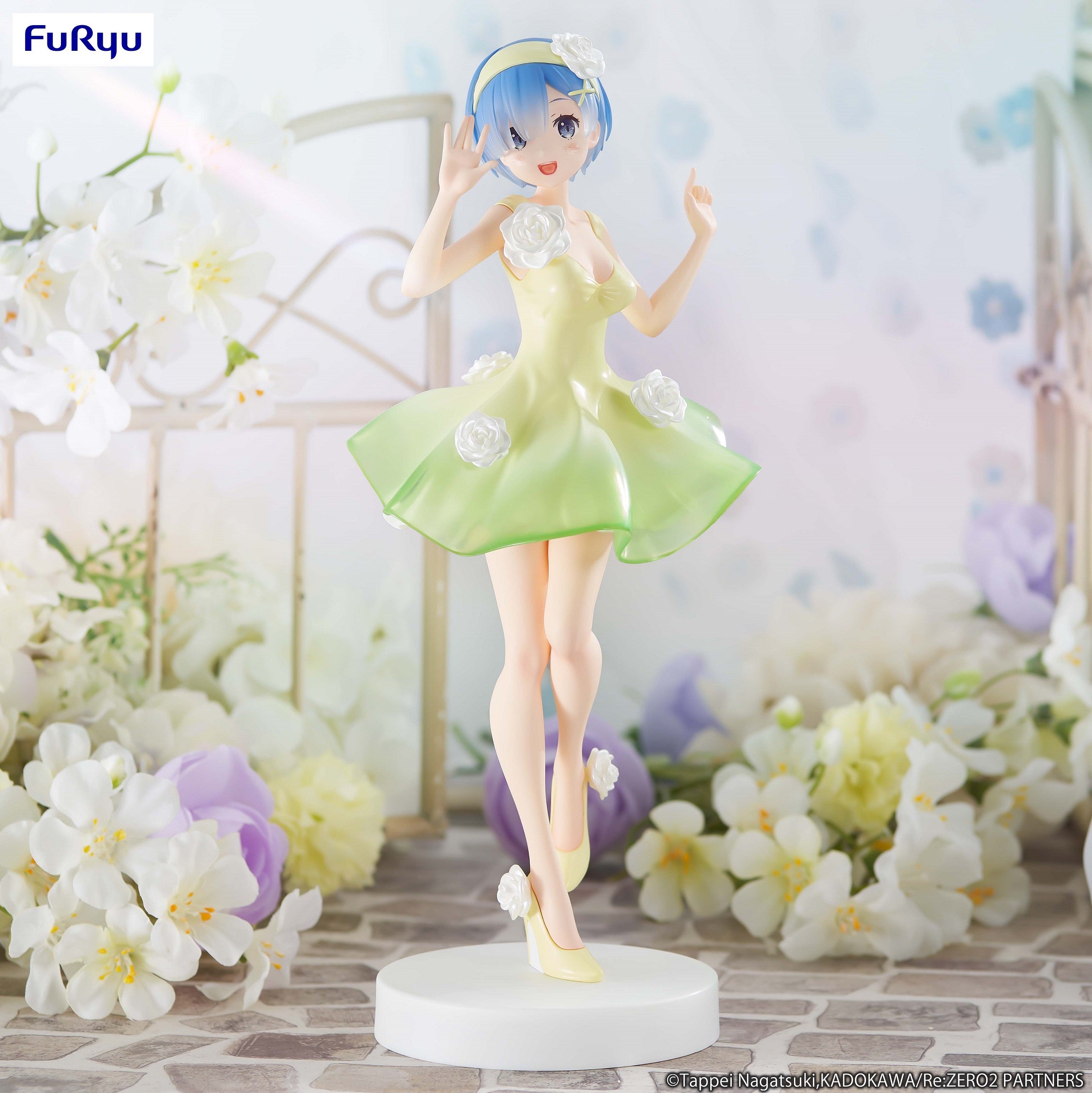 Furyu Corporation Re:ZERO -Starting Life in Another World- Series Rem Flower Dress Trio-Try-iT Figure