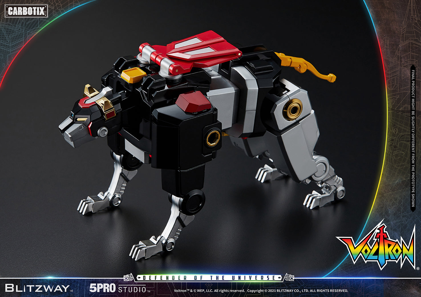 Blitzway 'Voltron' 5Pro Studio CARBOTIX Series, Action Figure