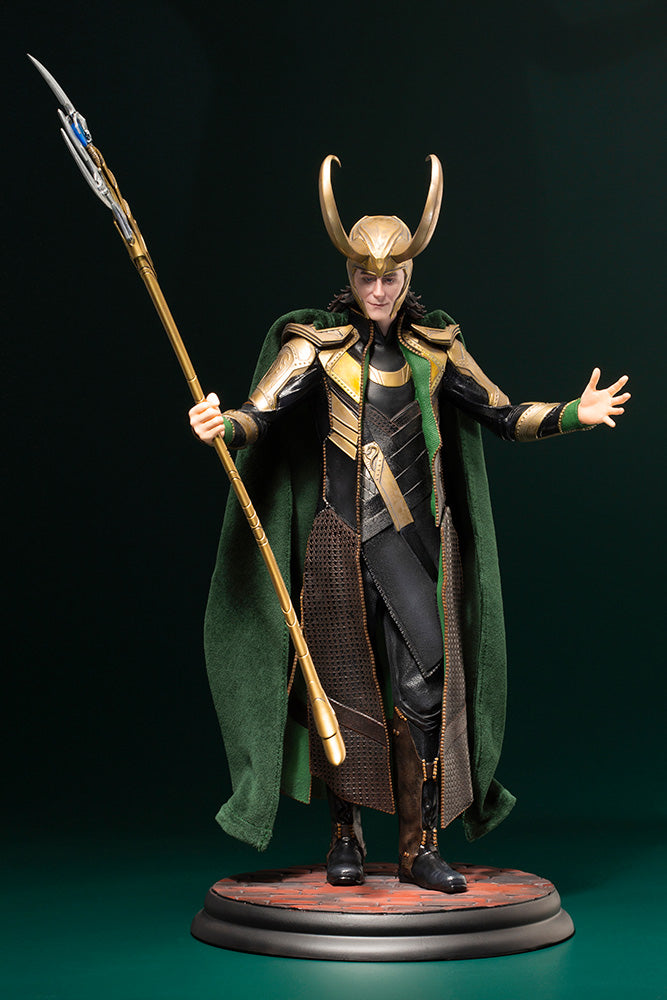 Kotobukiya 1/6 Marvel Avengers Movie Loki Artfx, Pre-Painted PVC Statue