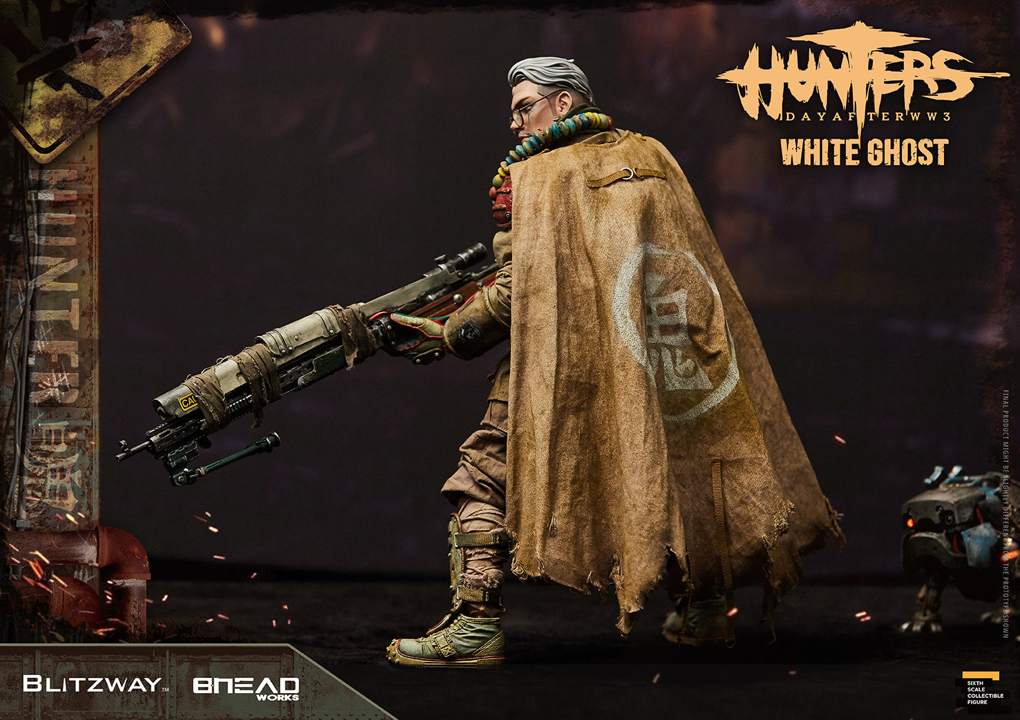 Blitzway 1/6 White Ghost "HUNTERS : Day After WWlll", Action Figure