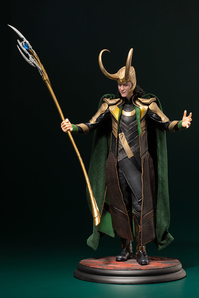 Kotobukiya 1/6 Marvel Avengers Movie Loki Artfx, Pre-Painted PVC Statue