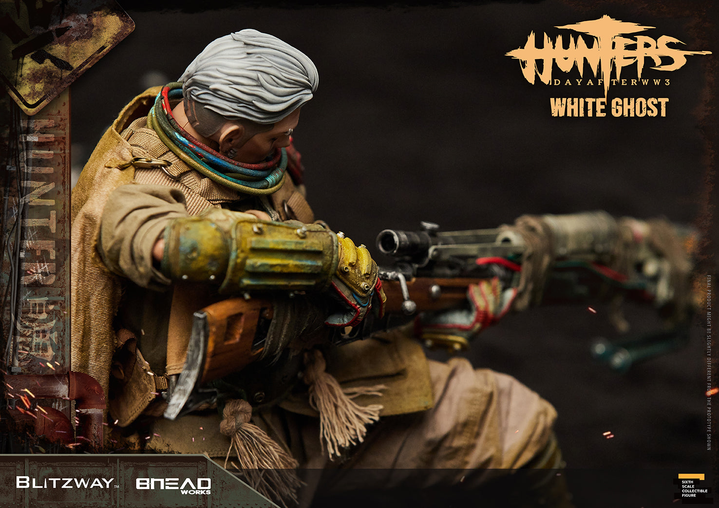 Blitzway 1/6 White Ghost "HUNTERS : Day After WWlll", Action Figure