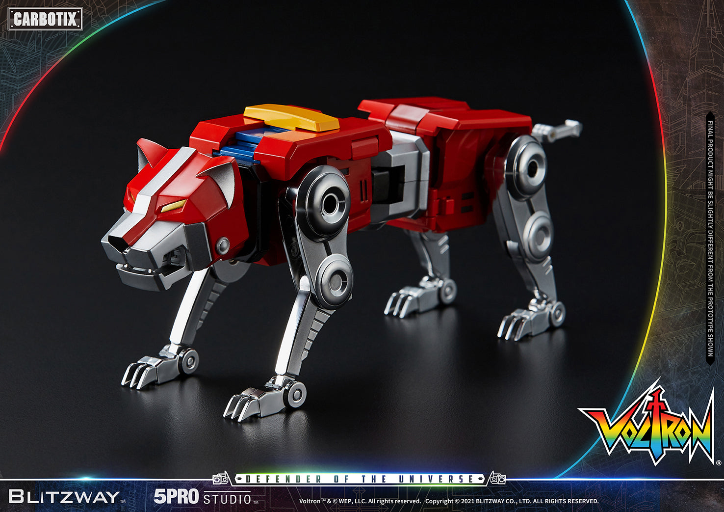 Blitzway 'Voltron' 5Pro Studio CARBOTIX Series, Action Figure