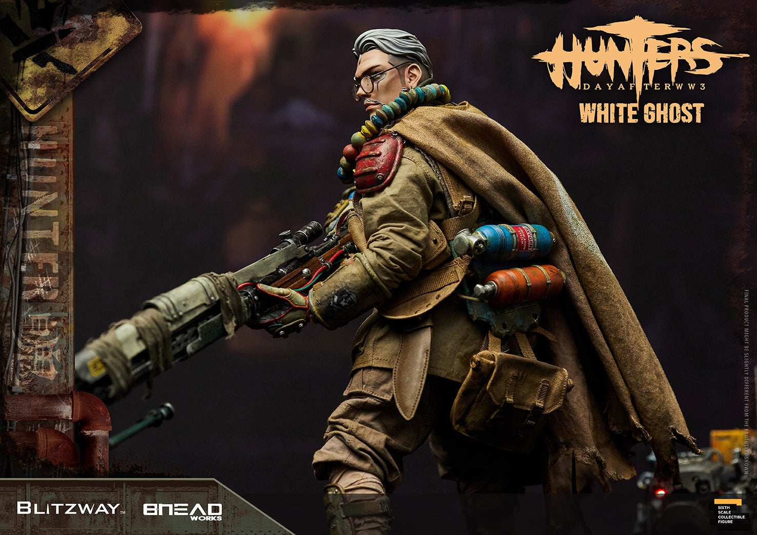 Blitzway 1/6 White Ghost "HUNTERS : Day After WWlll", Action Figure