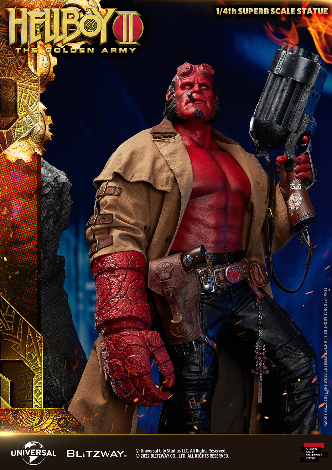 Blitzway 1/4 Superb Scale Statue "Hellboy II: The Golden Army"