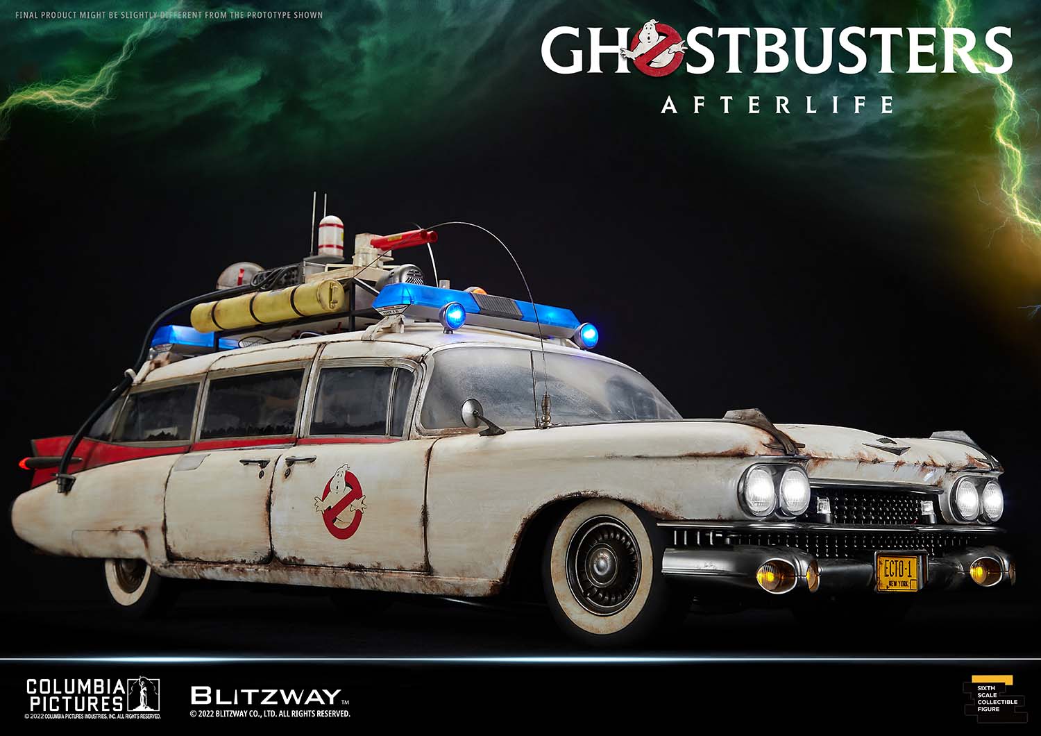 Blitzway 1/6 Scale Vehicle ECTO-1 "Ghostbusters: Afterlife"