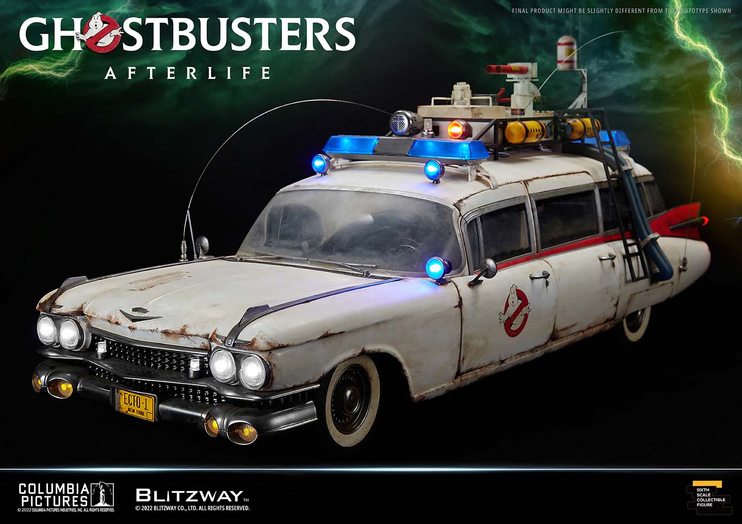 Blitzway 1/6 Scale Vehicle ECTO-1 "Ghostbusters: Afterlife"