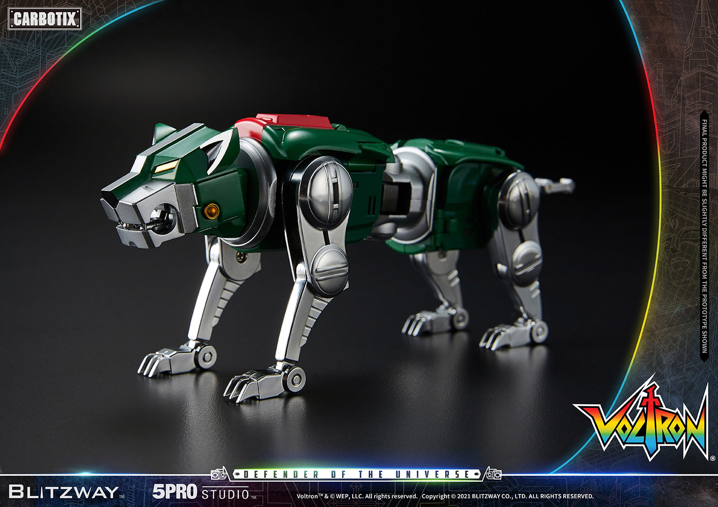 Blitzway 'Voltron' 5Pro Studio CARBOTIX Series, Action Figure