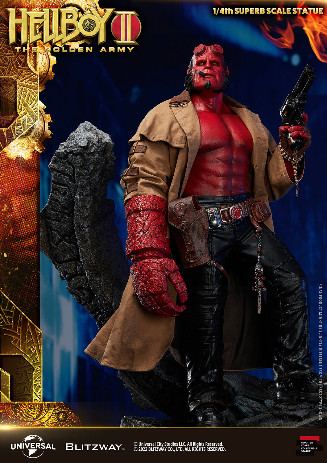 Blitzway 1/4 Superb Scale Statue "Hellboy II: The Golden Army"