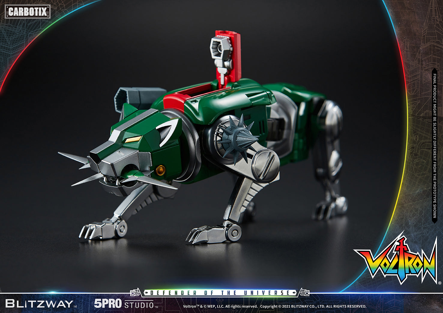 Blitzway 'Voltron' 5Pro Studio CARBOTIX Series, Action Figure