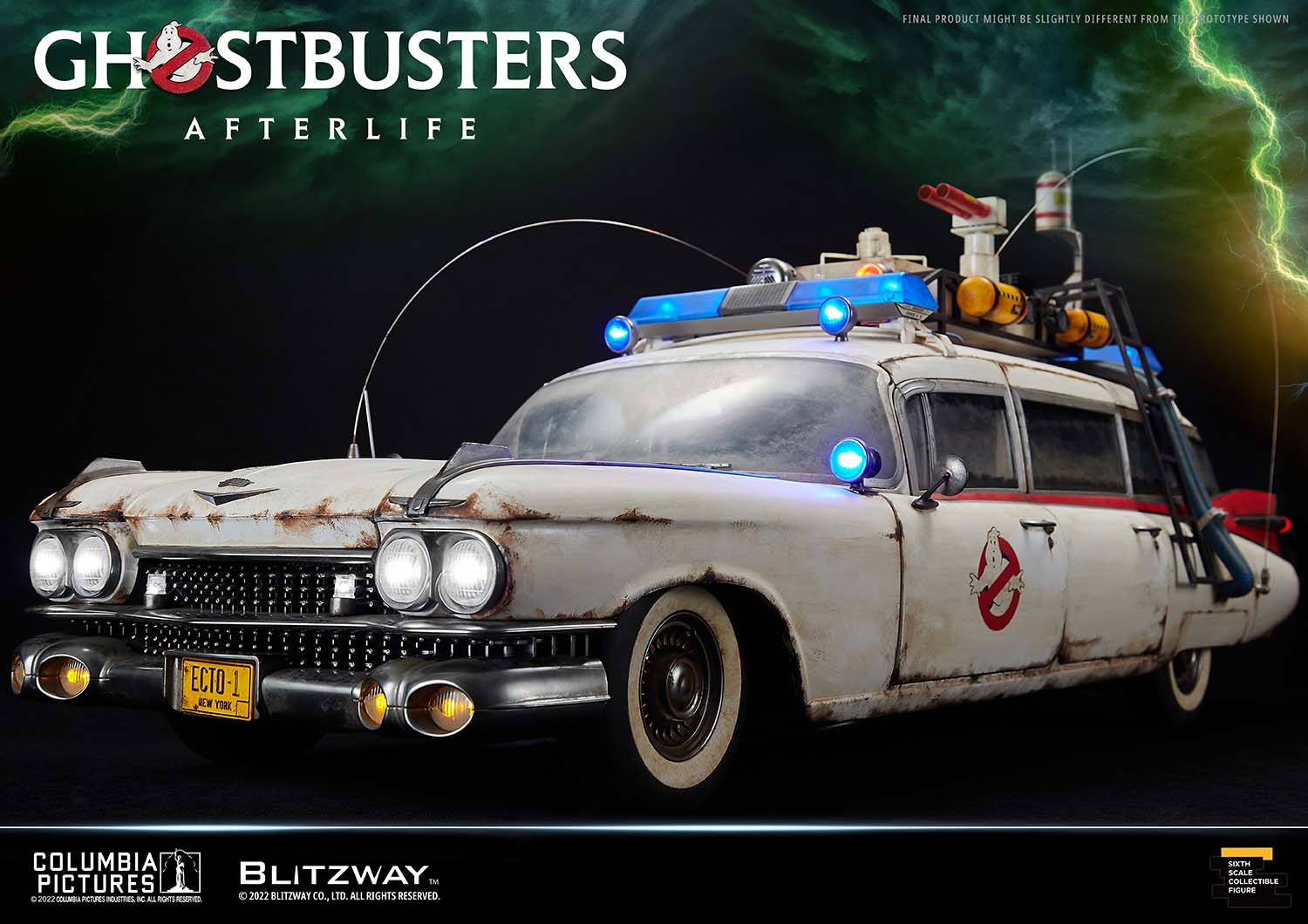 Blitzway 1/6 Scale Vehicle ECTO-1 "Ghostbusters: Afterlife"