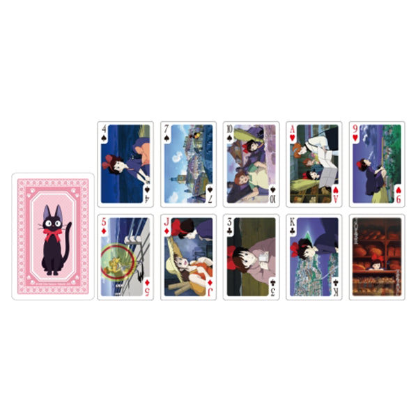 Ensky Playing Cards Kiki's Delivery Service Movie Scenes Playing Cards "Kiki's Delivery Service" (Box/6)