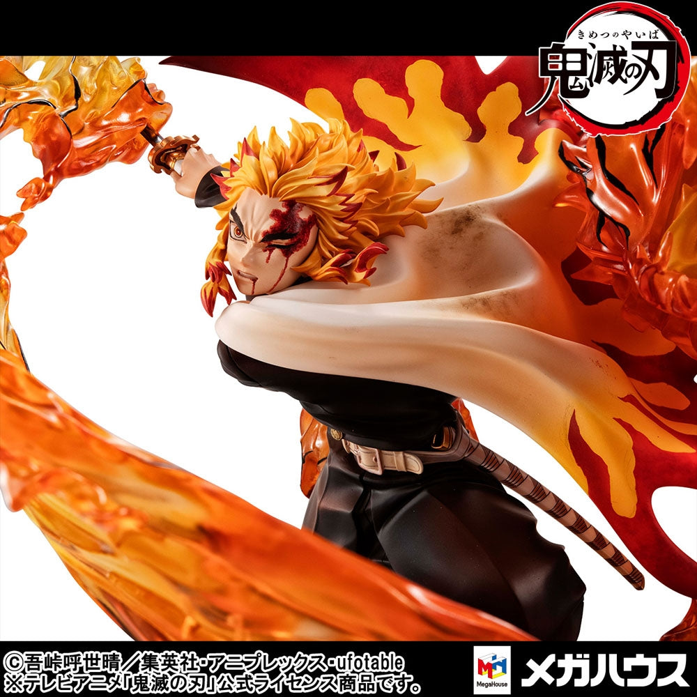 Megahouse G.E.M. Series Kyojuro Rengoku Flame Breathing Fifth Form: Flame Tiger "Demon Slayer"